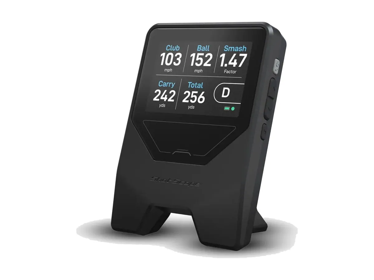 Shot Scope LM1 launch monitor display